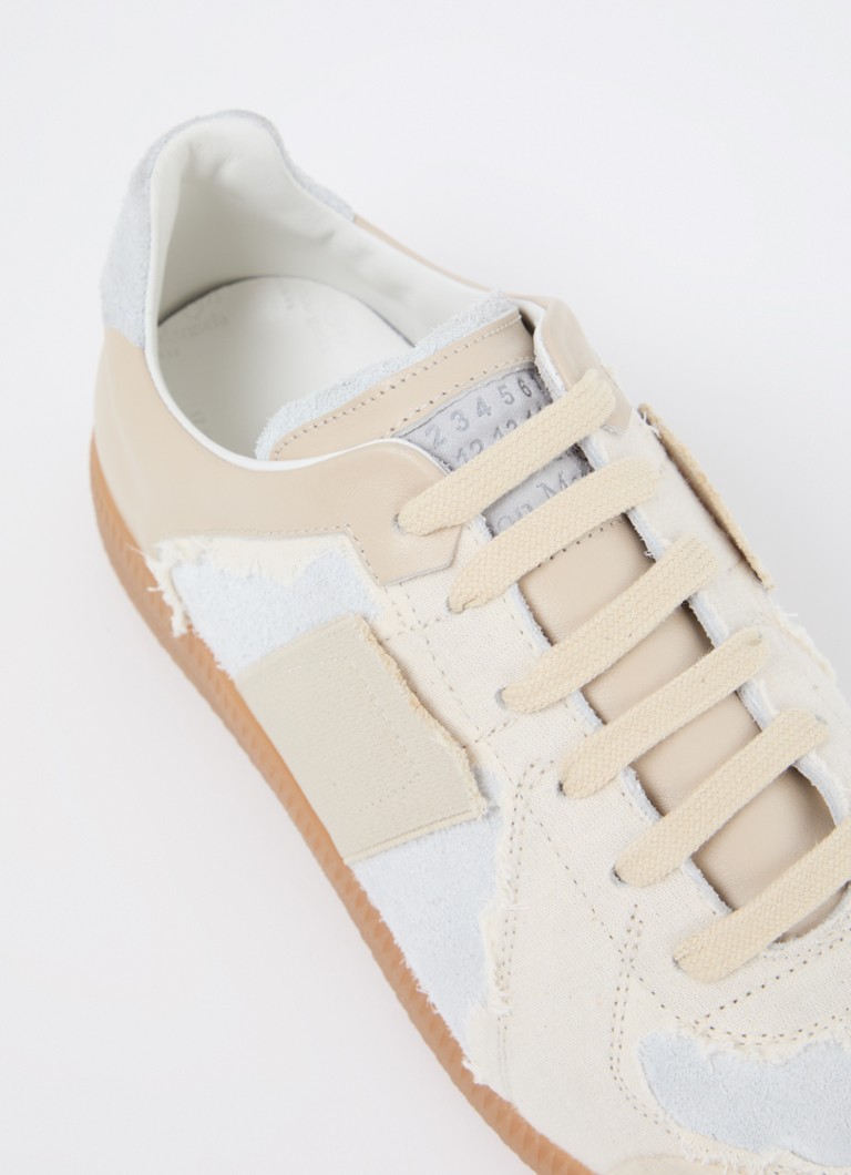Maison Margiela Replica-sneaker med detaljer i lammeskinn