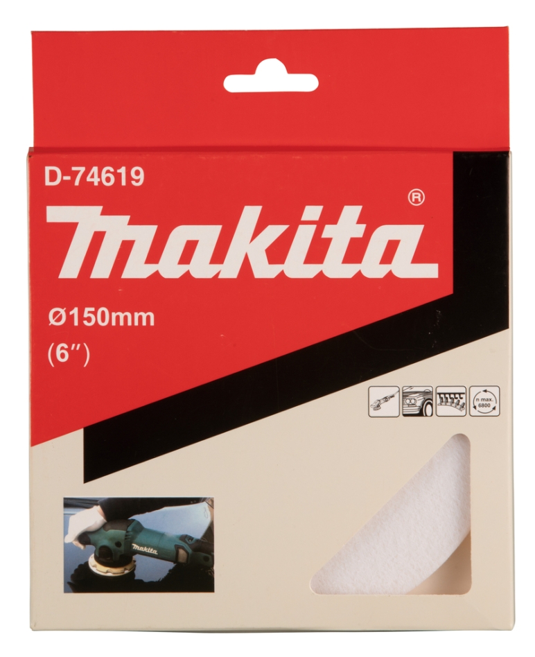 Makita tartozékok D-74619 D-74631 Filckorong 150 mm