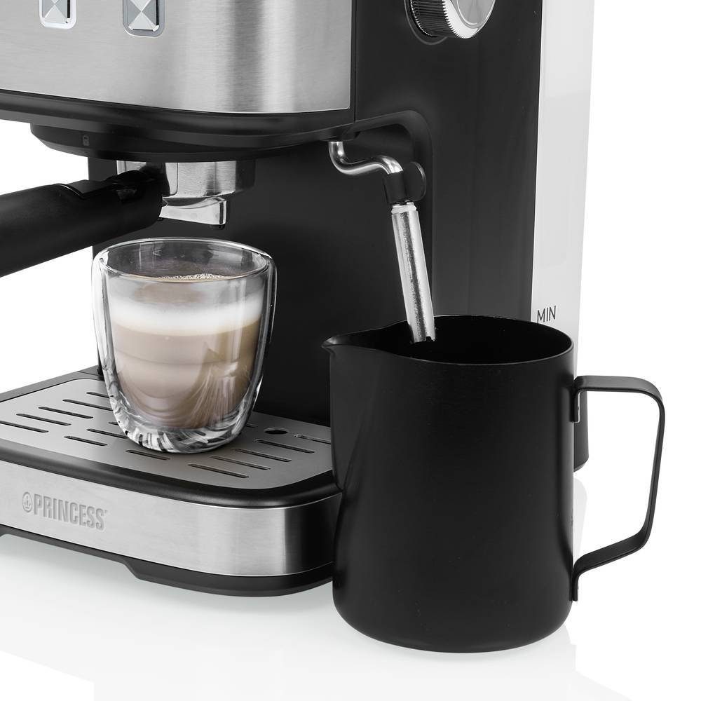 PRINCESS Espressomaschine Espressomaschine und Kapselmaschine 20 bar