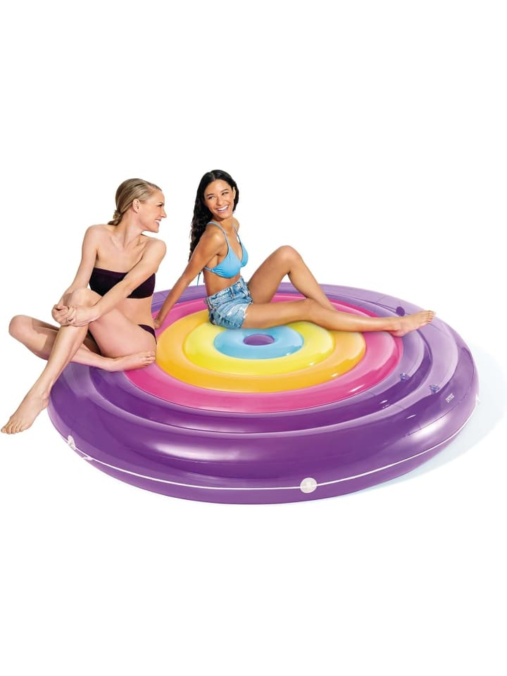 Intex Schwimminsel - Rainbow Fiesta Island 201x24cm in bunt günstig kaufen onesize