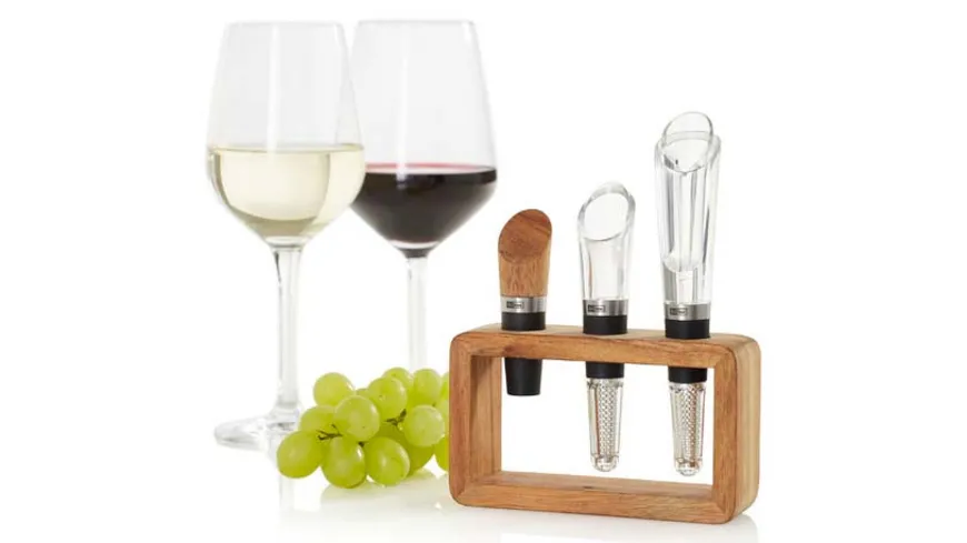 AdHoc Wein-Genießer-Set Vine 3-tlg.