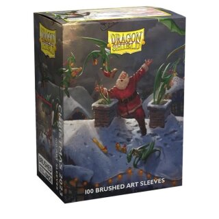 Dragon Shield Standard Size Sleeves - Brushed Art: Christmas 2023 (100)
