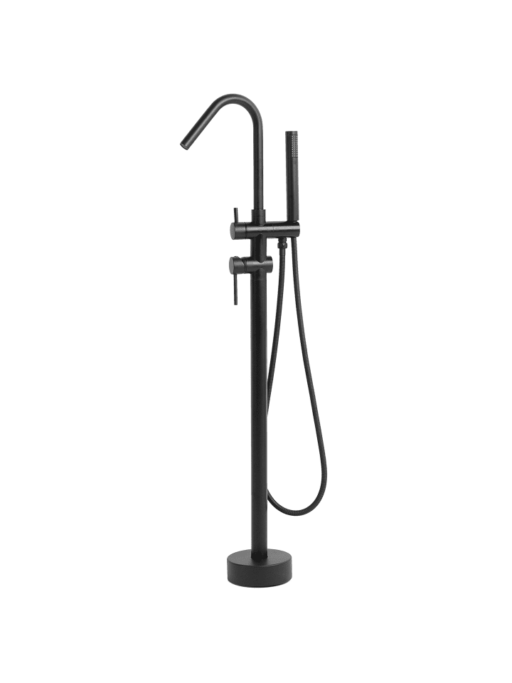 Beliani Wannenarmaturen VICTORIA in Schwarz - (W) 21 x (H) 118 x (L) 16 cm günstig kaufen onesize