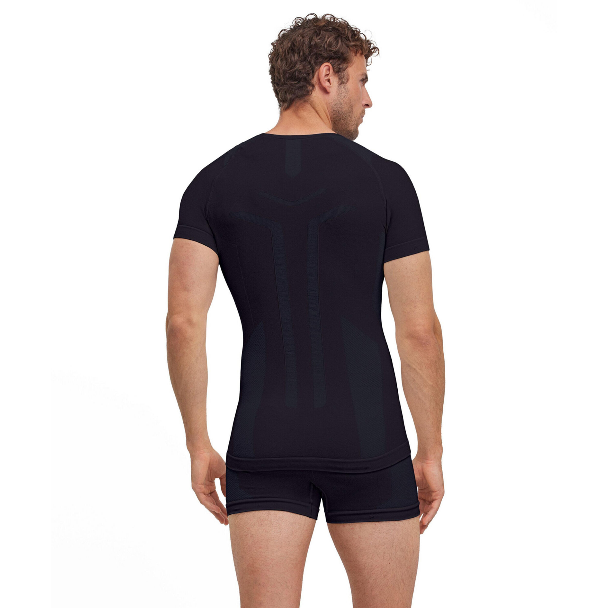 Warm Unterhemd Herren - Schwarz