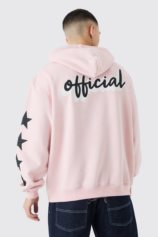 Official Oversize Hoodie mit Stern-Print