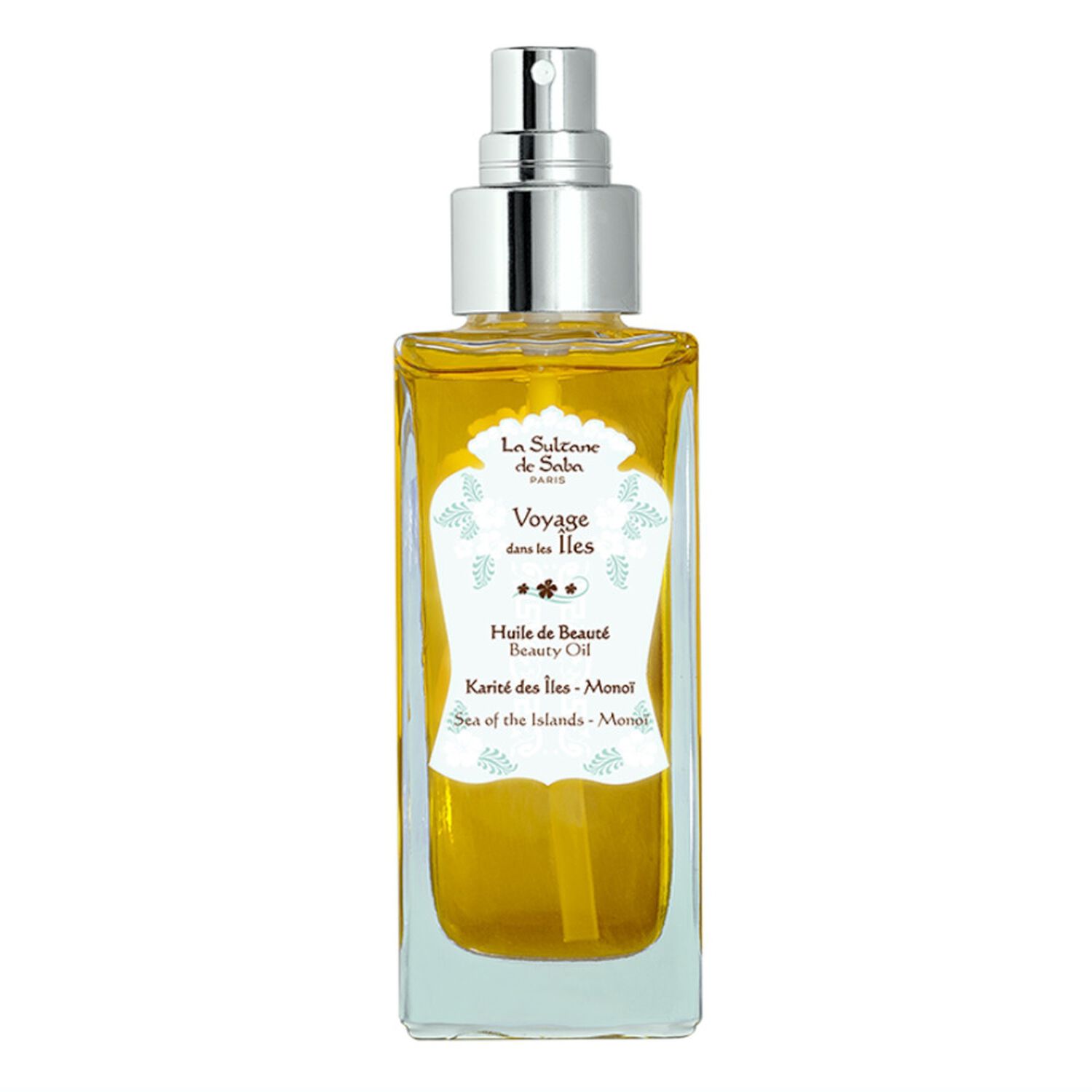 La Sultane de Saba Voyage Dans Les Îles Huile de Beauté Monoï 100 ml