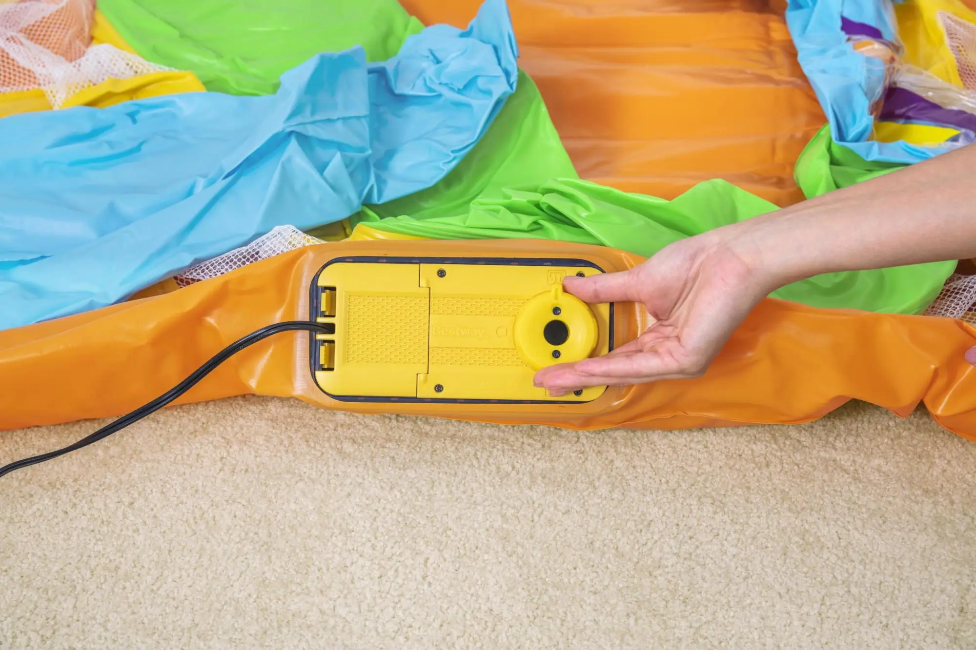 Bestway Swirls 'N Twirls Bouncer With Built-In Pump