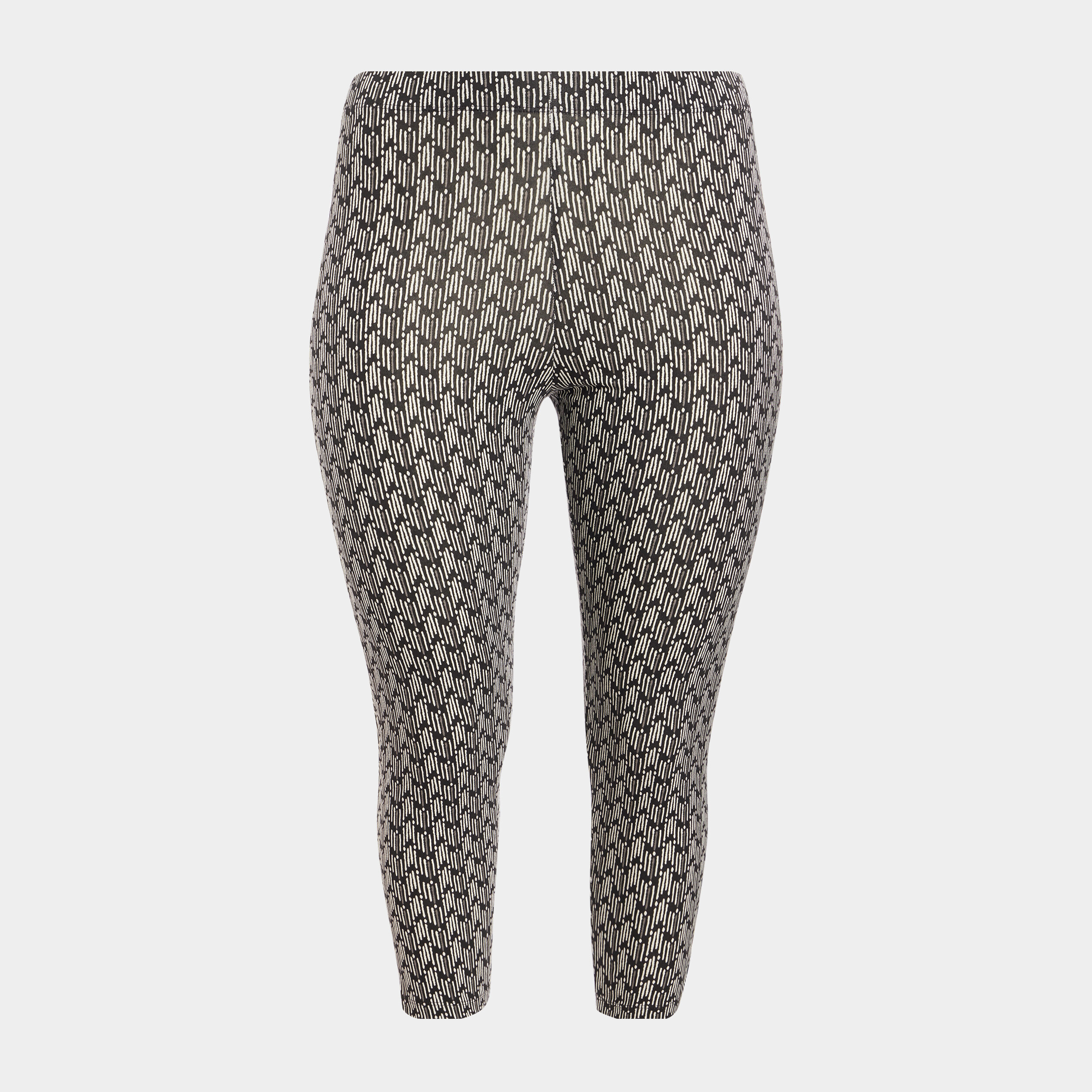 Legging 7 8ème taille standard noir femme grande taille | La Halle