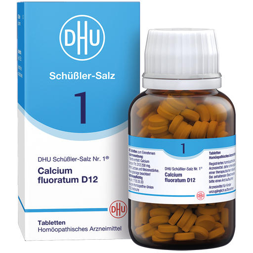 BIOCHEMIE DHU 1 Calcium fluoratum D 12 Tabletten  420 St  Tabletten