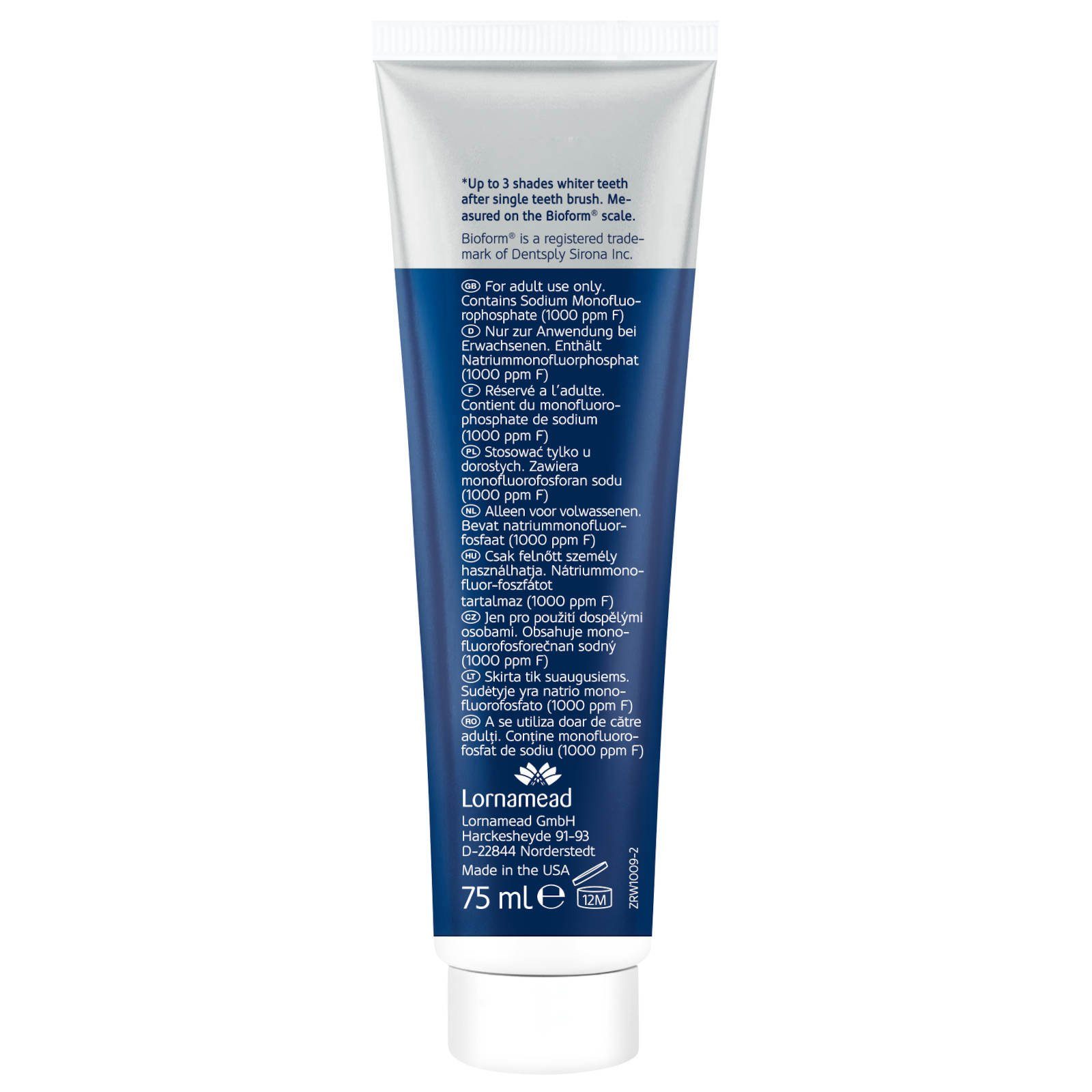 Rapid white Zahnbleaching-Kit Anti Color Zahncreme 75 ml + Express Bleaching Strips SET
