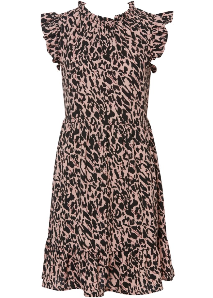 Minikleid mit Flügelärmeln