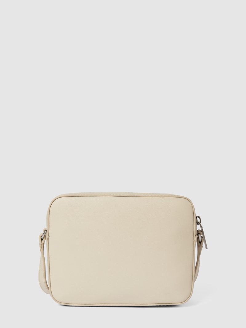 Umgängetasche mit Label-Applikation Modell 'CAMERA BAG' in beige