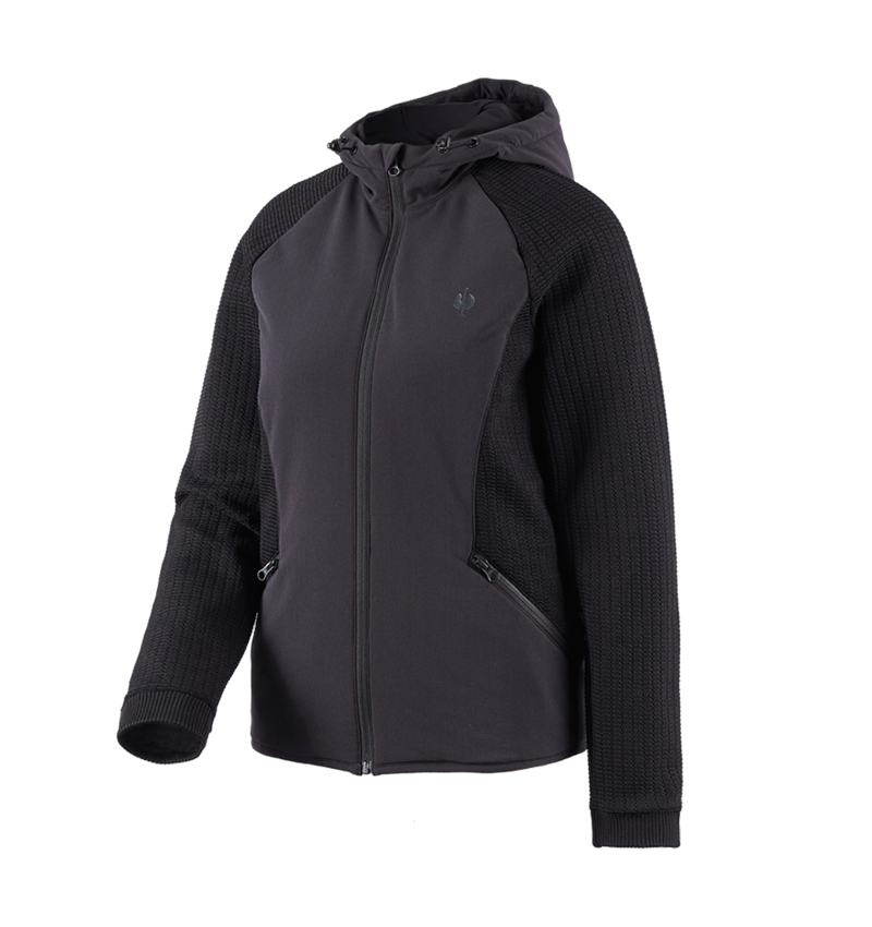 Hybrid Kapuzenstrickjacke e.s.trail, Damen