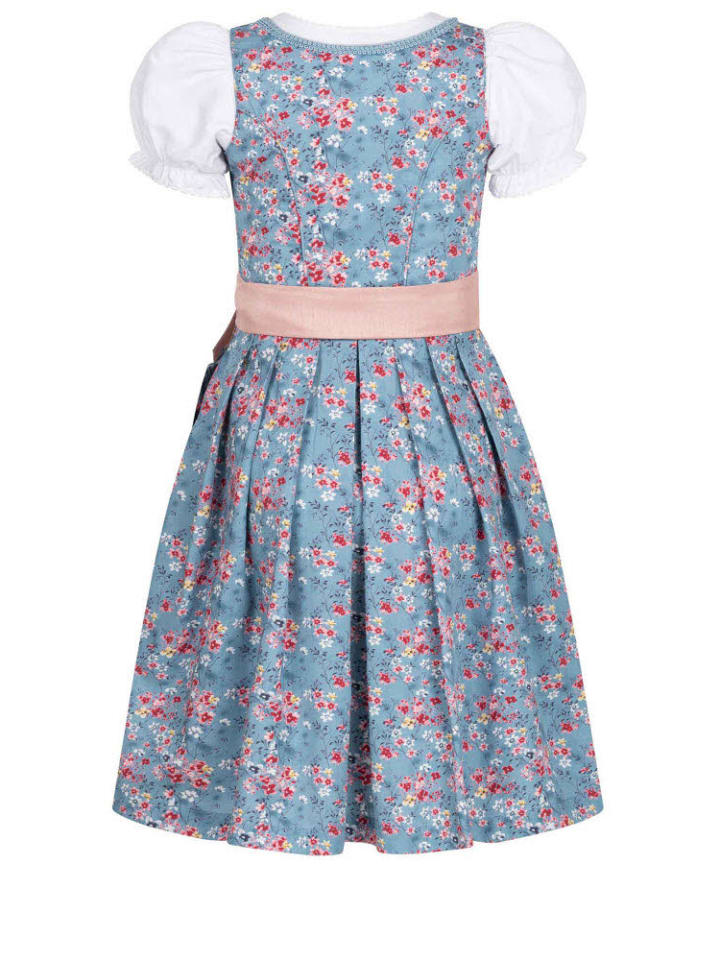 Nübler Kinderdirndl 3-teilig Jule in Blau günstig kaufen