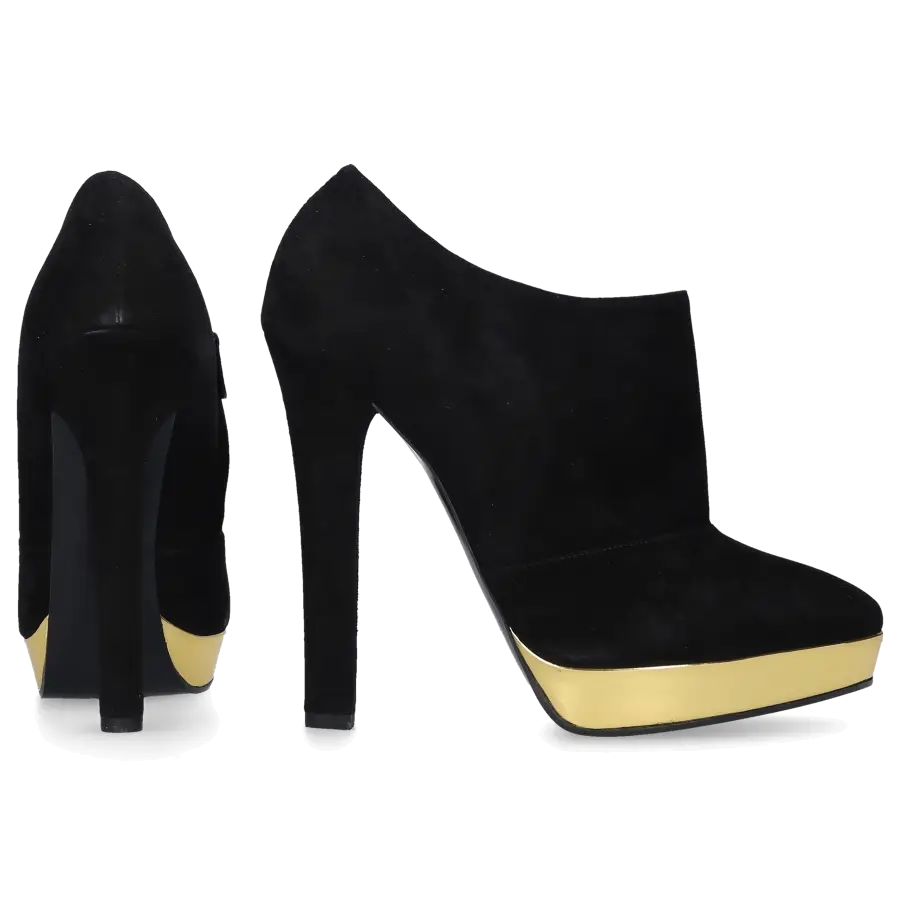 Bottega Veneta - Stiefeletten VFCB0 Veloursleder - schwarz