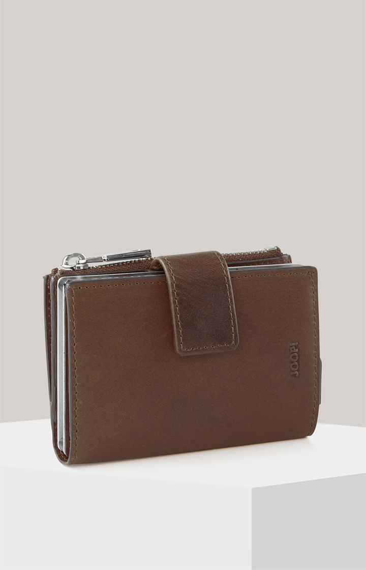 Karten-Etui Loreto C-Four in Dunkelbraun