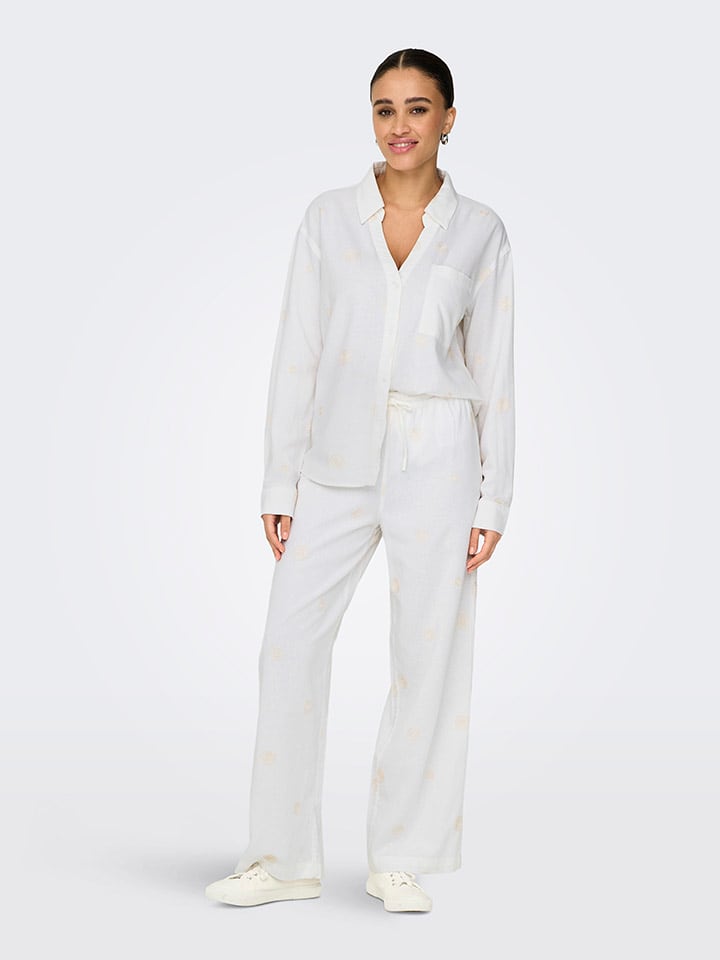 ONLY Bluse in Weiß günstig kaufen