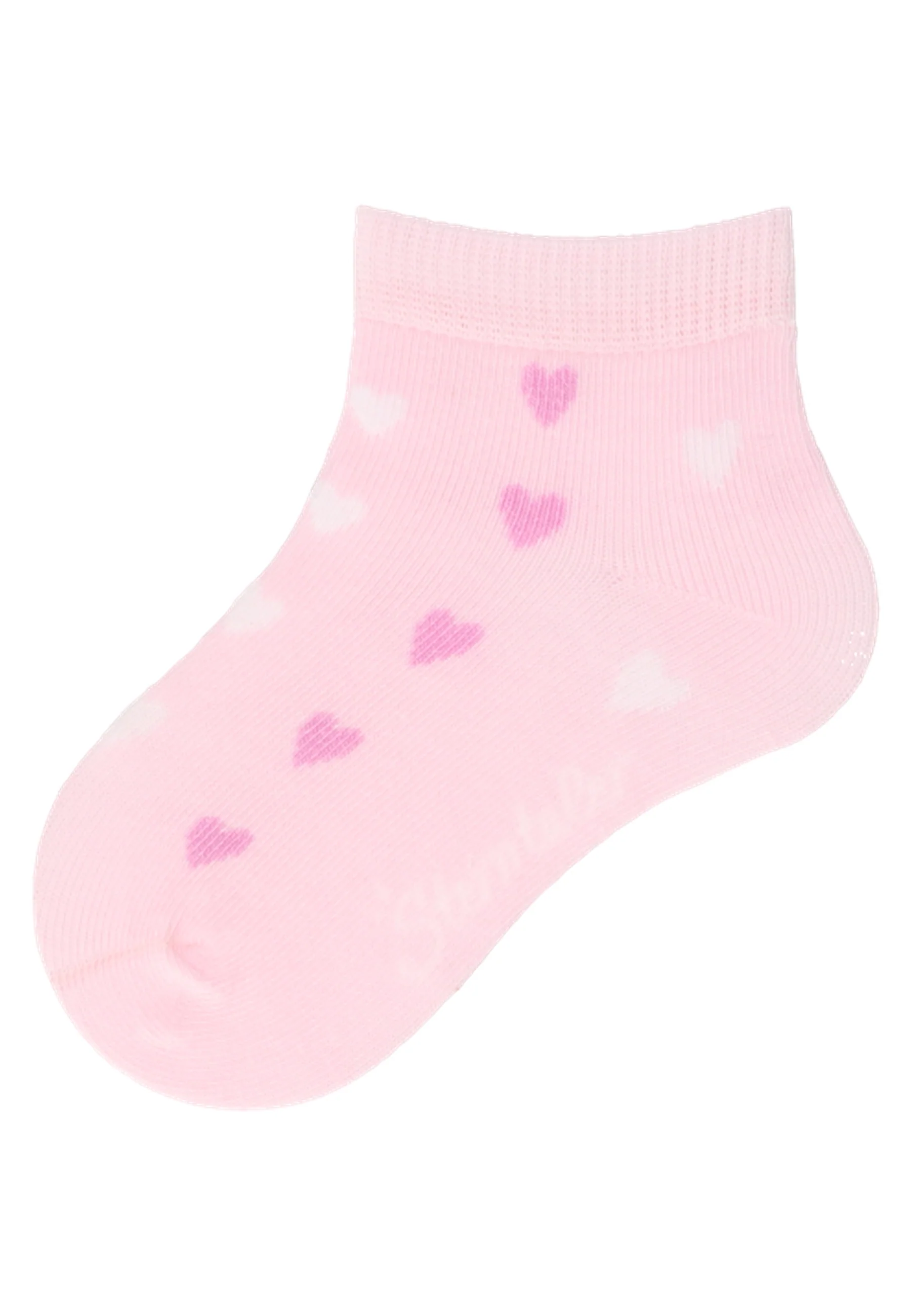 Socken im 3er Pack mit Motiv Herz in versch. Farben