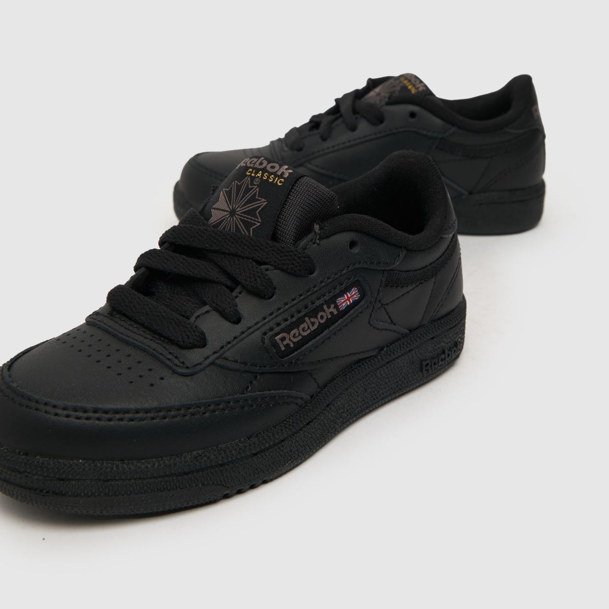 Reebok svarta Club C Junior-träningsskor