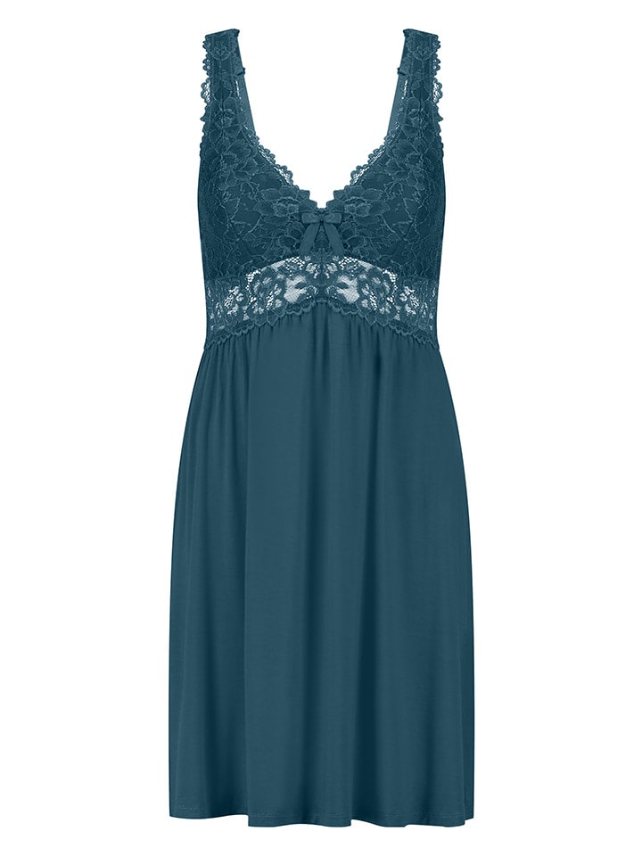 Hunkemöller Pyjama in Dunkeltürkis günstig kaufen