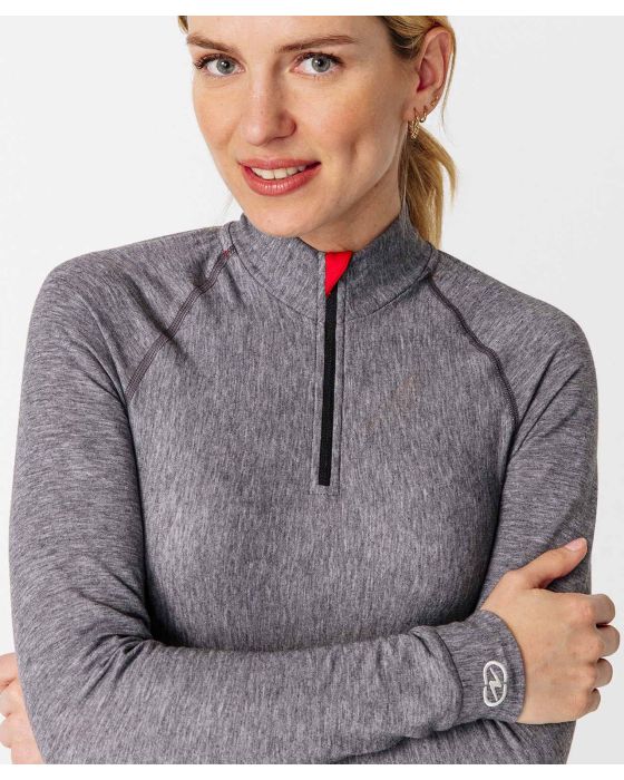 T-shirt col zippé Comfort Thermolactyl 5 femme