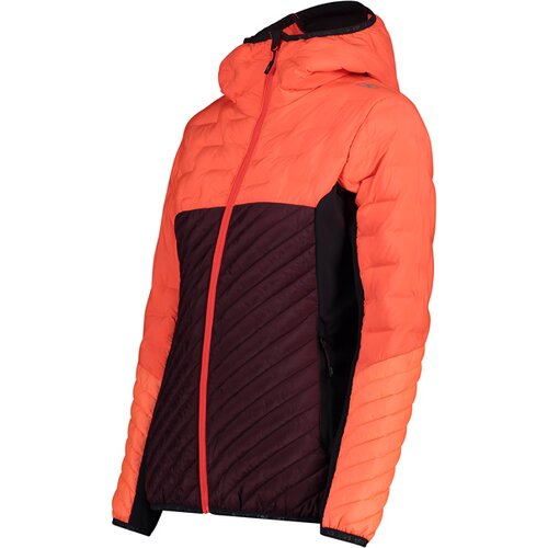 DAMEN JACKE WOMAN JACKET HYBRID FIX HOOD