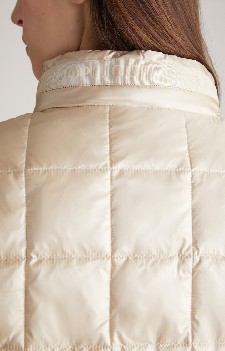 2in1-Steppjacke in Nude