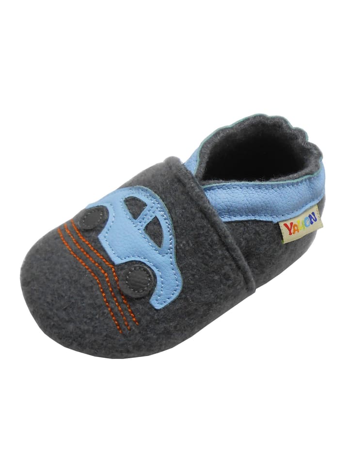 Yalion Leder-Krabbelschuhe 