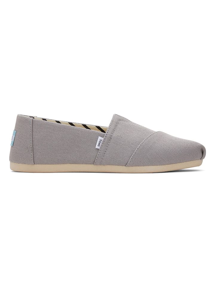 TOMS Slipper in Grau günstig kaufen