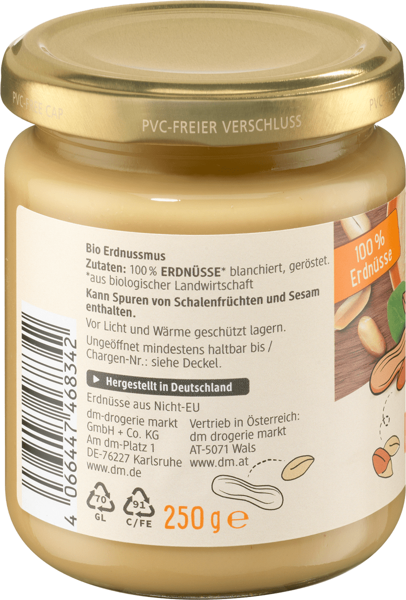 Erdnussmus, 250 g