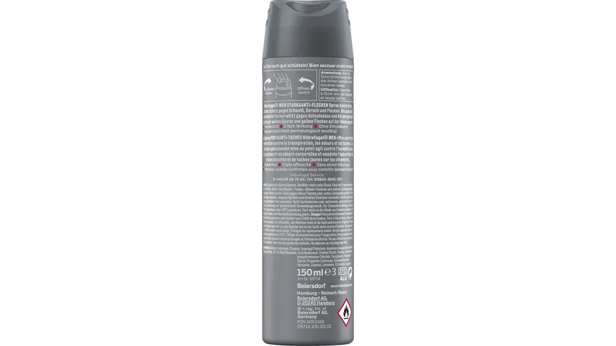 Hidrofugal Men Deo Spray Stark & Anti-Flecken Anti-Transpirant 150 ml