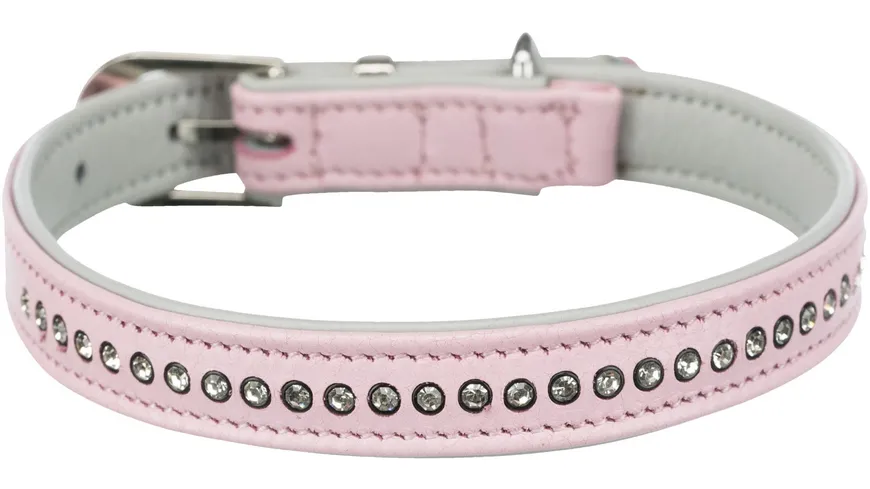 Trixie Active Comfort Halsband mit Strass XXS-XS Hundezubehör rosa