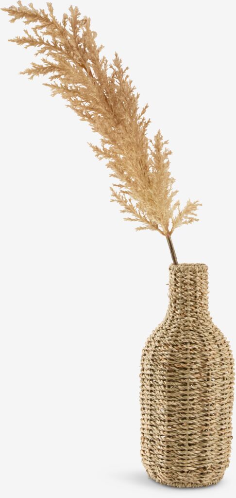 KRESTOFF Wazon KRESTOFF Ø15xW31cm rattan