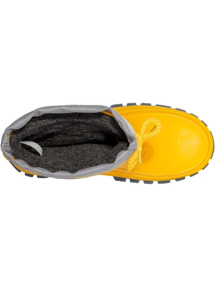 Bockstiegel Kinder-Winterstiefel Arktis gefüttert in gelb/grau günstig kaufen