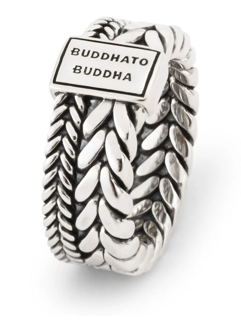 Buddha to Buddha  Barbara Double ring van zilver