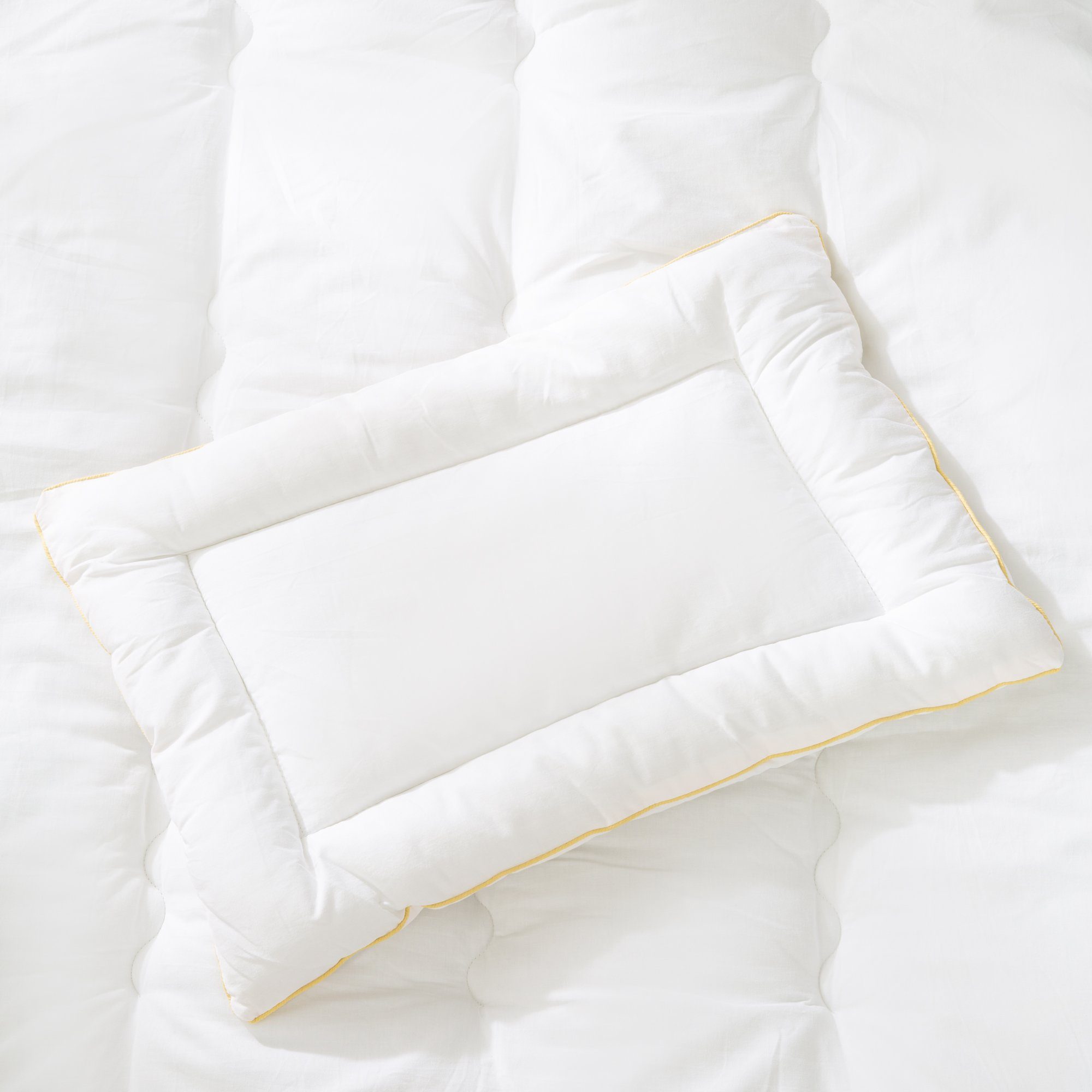 Kinderbettdecke + Kopfkissen, Kindersteppbett, roba®, ganzjähriges Baby-Set (Inlett)