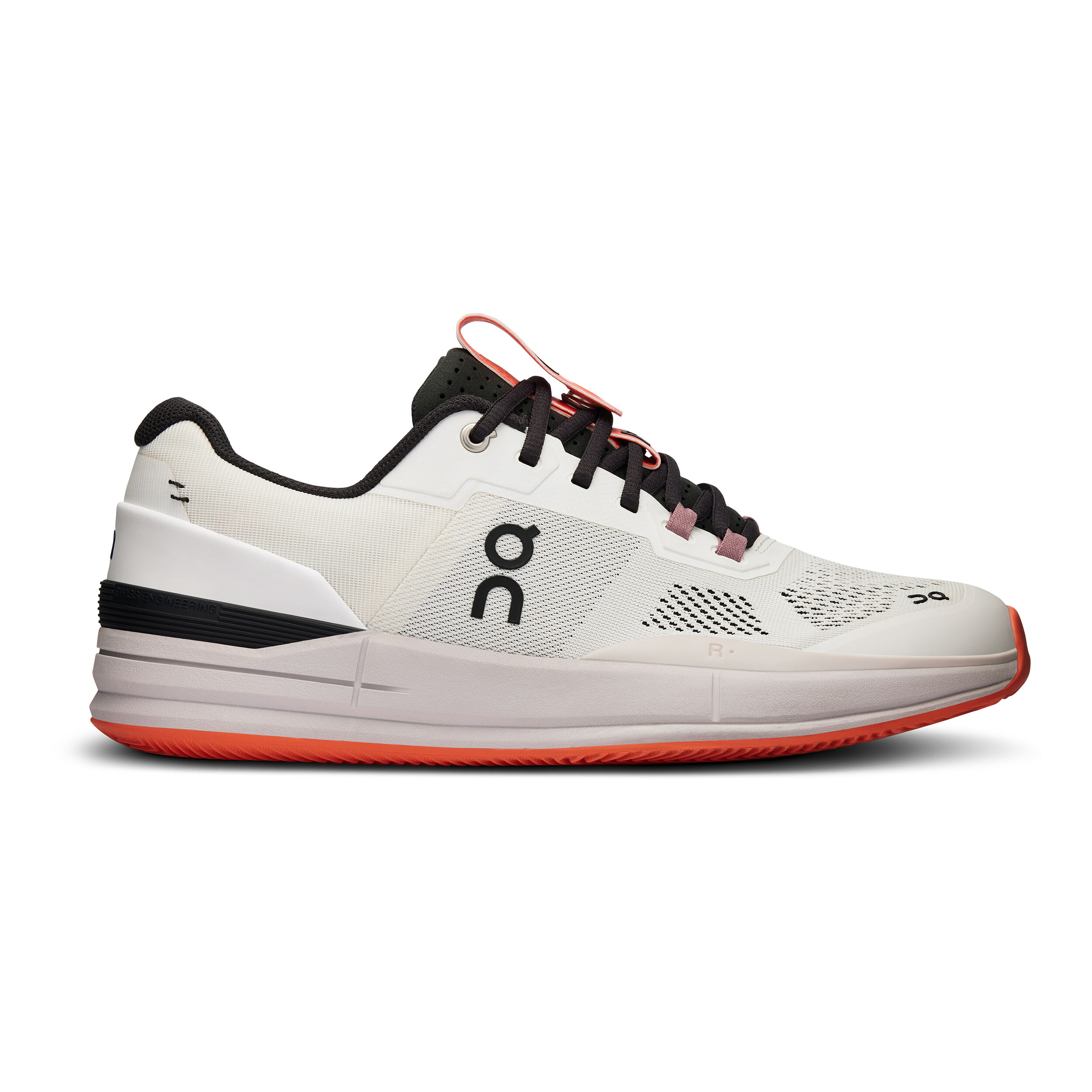 The Roger Pro Sandplatzschuh Herren - Weiß, Orange