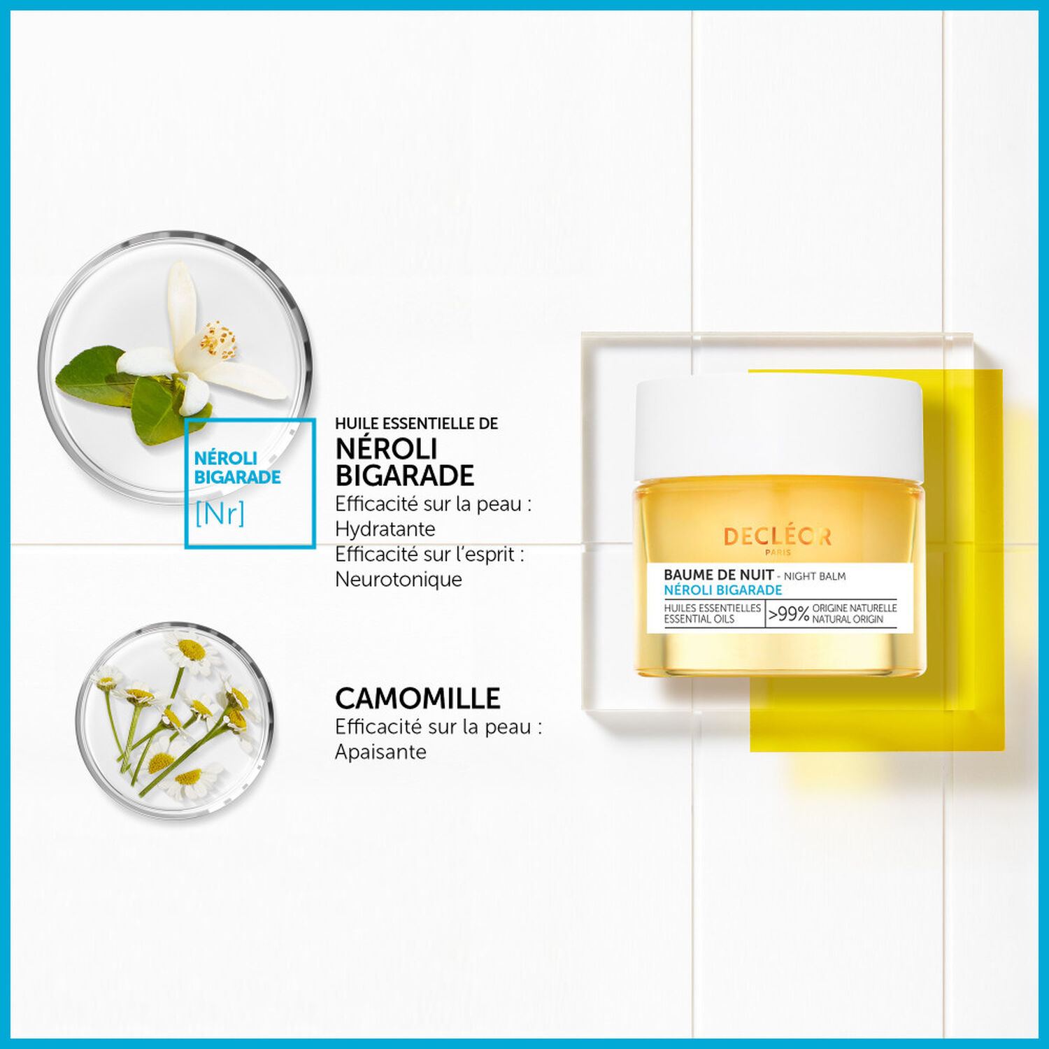 Decléor Néroli Bigarade Baume Nuit Hydratant 15 ml