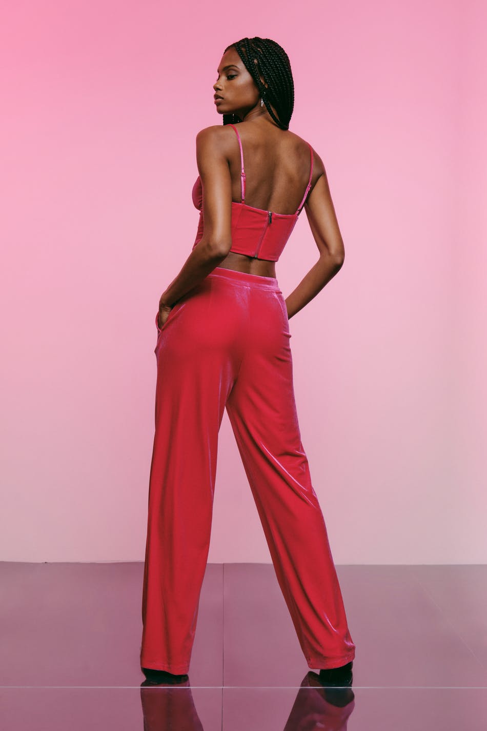 Maddy velvet trousers