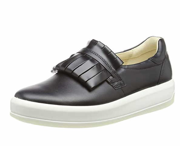 ECCO Klassische Slipper schwarz