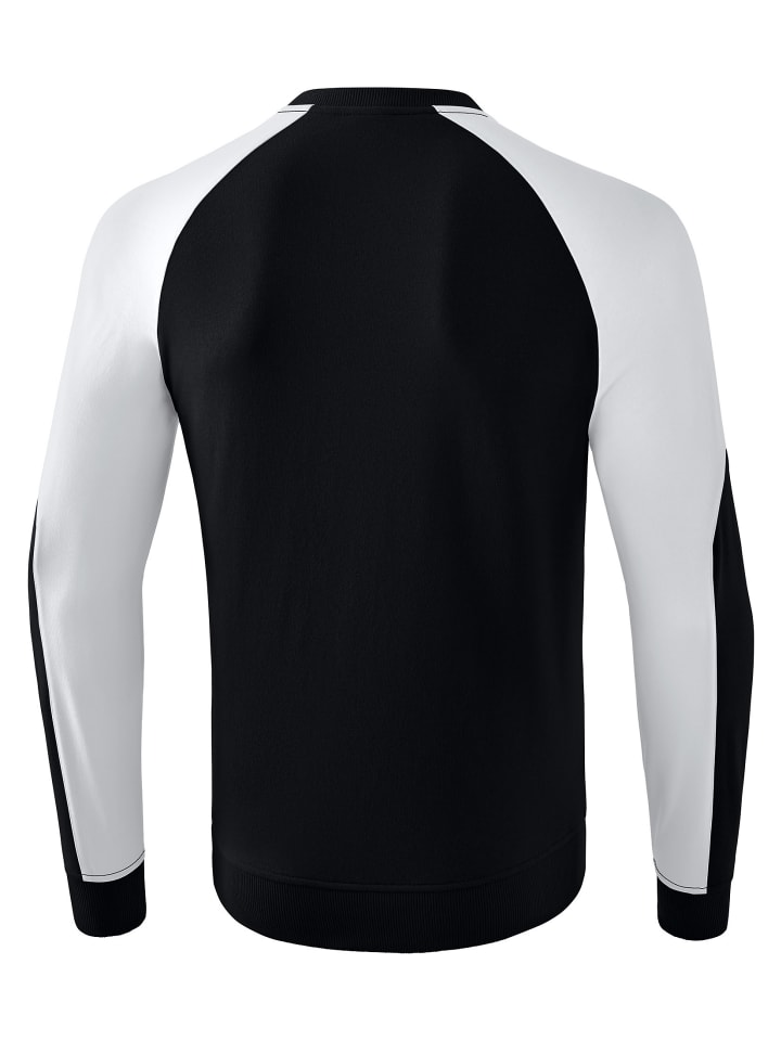 erima Essential 5-C Sweatshirt in schwarz/weiss günstig kaufen