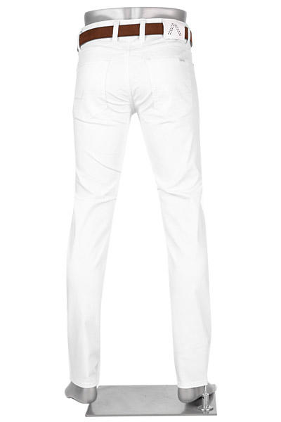 Alberto, Jeans, Regular Fit, Baumwolle T400® 8oz, weiß