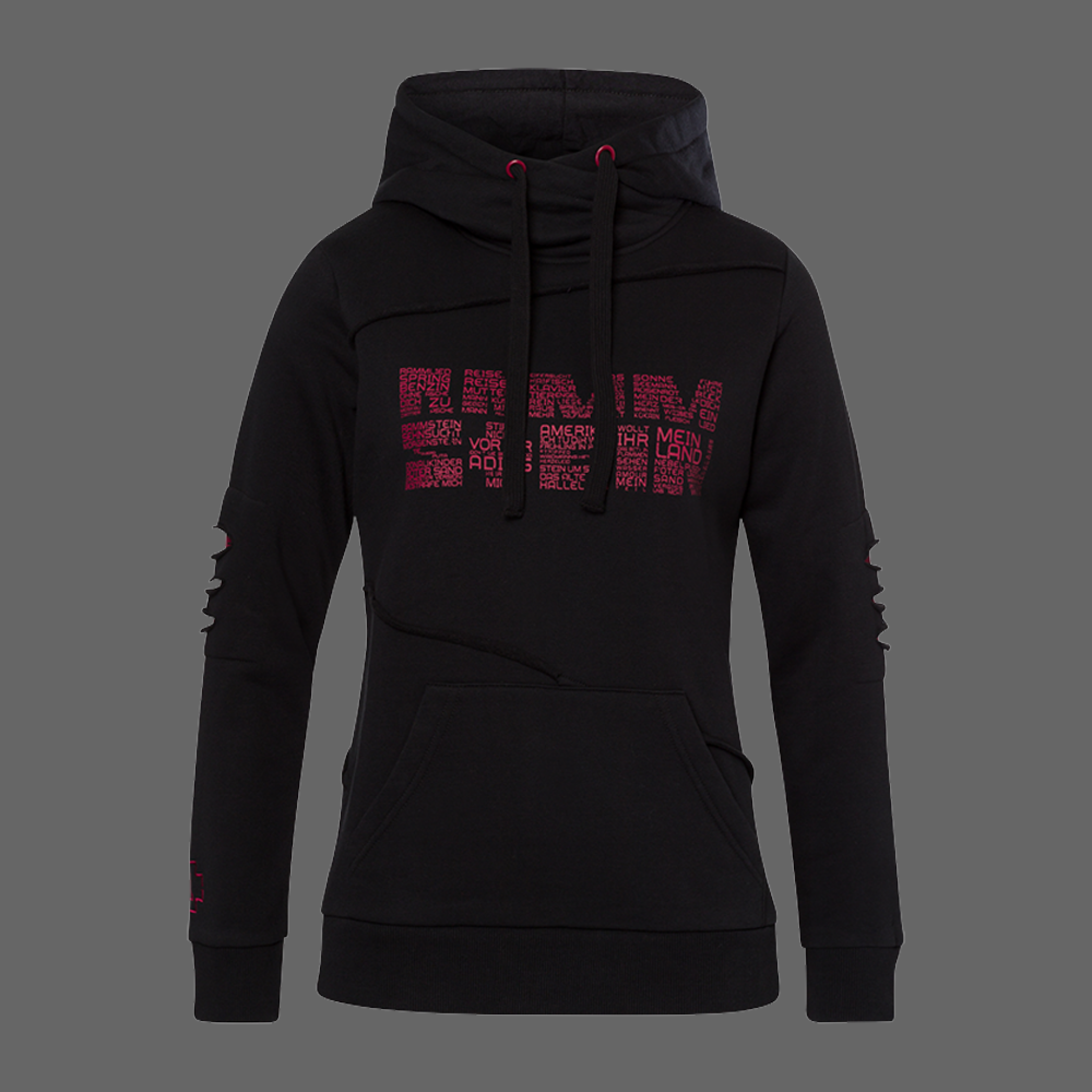 Frauen Cut-out Kapuzenpullover