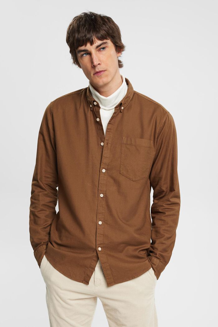 Button-Down-Hemd aus Baumwolle