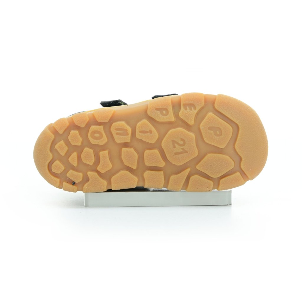 Ricosta Joki Ocean/Graphit blaue Barfuß-Stiefeletten