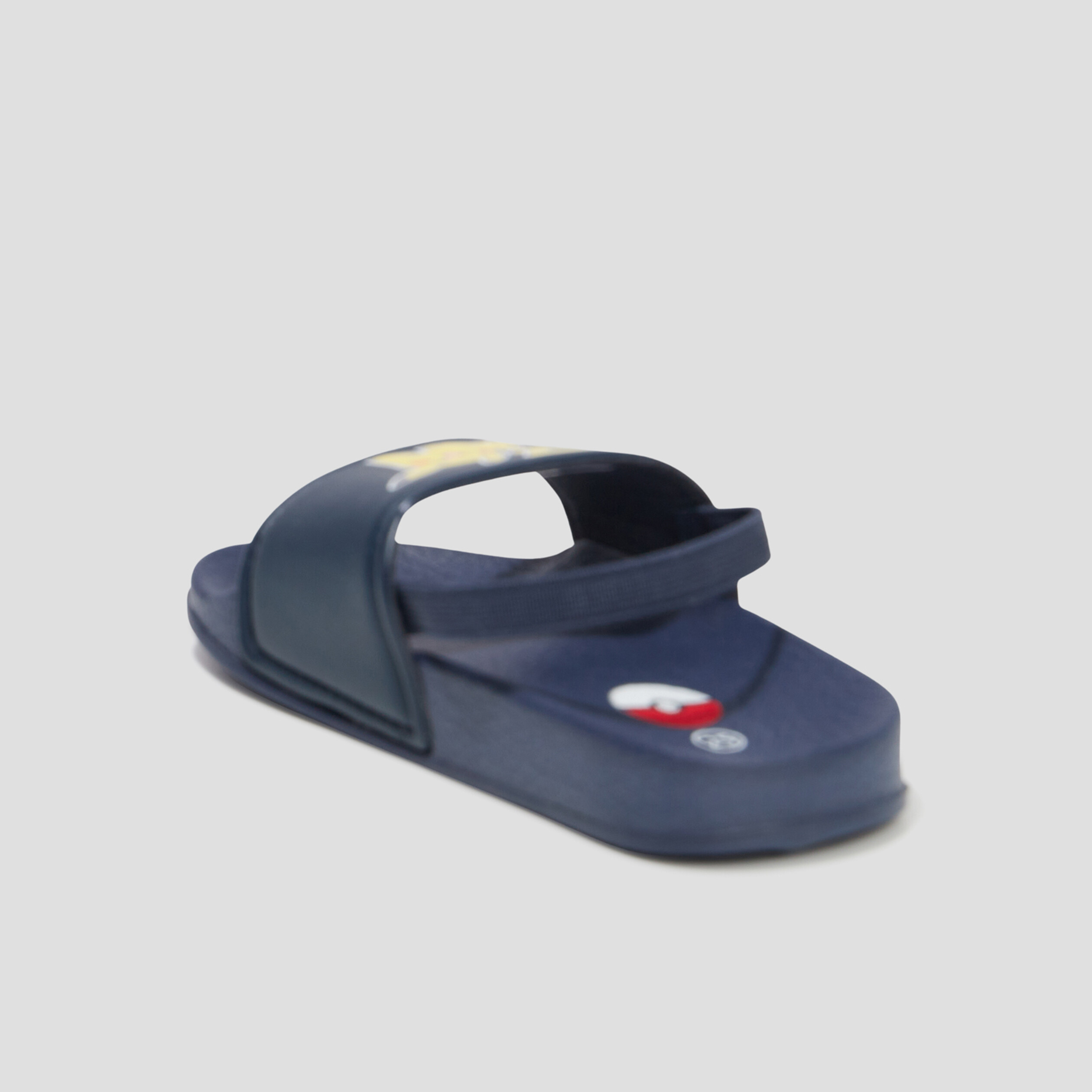 Mules talons brides élastiquées Pokémon bleu marine garçon | La Halle