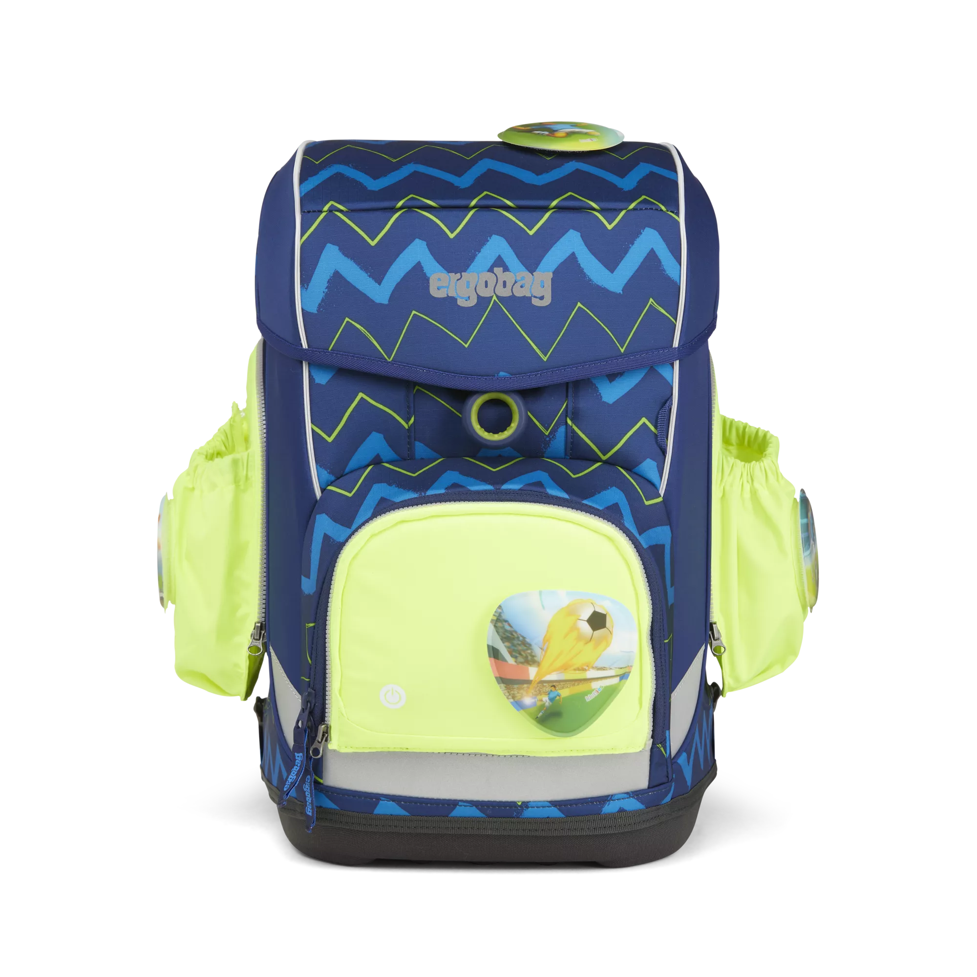 ergobag Fluo LED Seitentaschen-Set Gelb