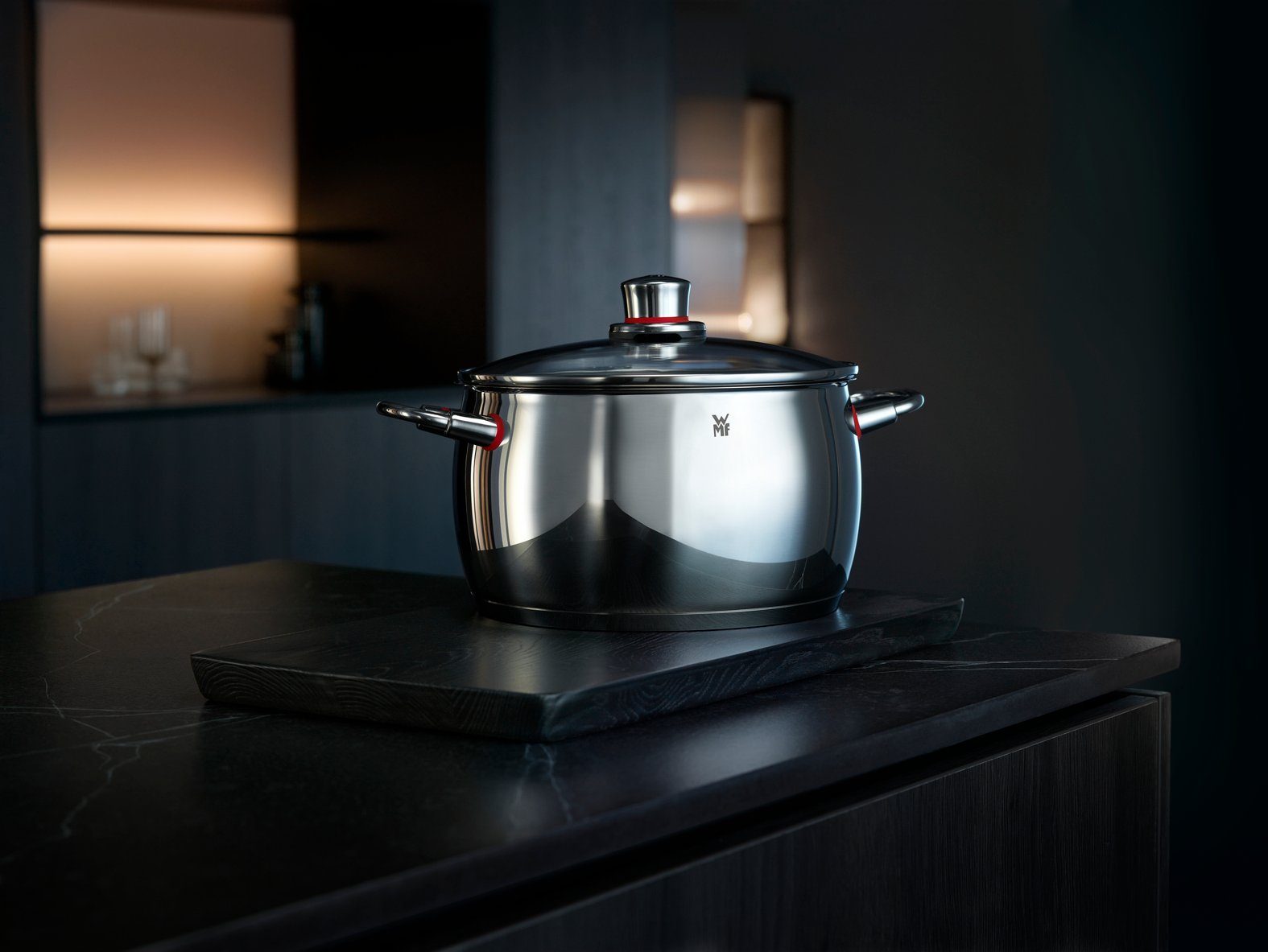 WMF Topf-Set Quality One, Cromargan® Edelstahl Rostfrei 18/10 (Set, 5-tlg), induktionsgeeignet