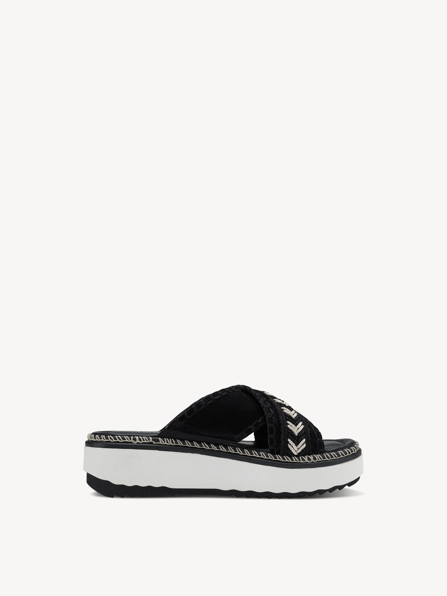 Mule en cuir - noir