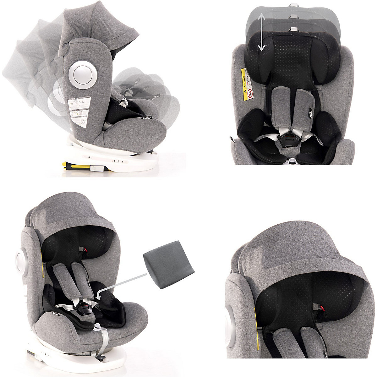 Kindersitz Lusso, SPS, Isofix, Gruppe 0+/1/2/3 (0-36 kg) Reisebetten